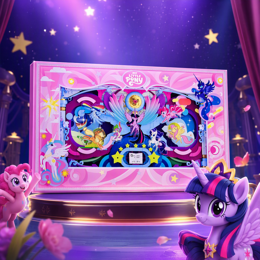 My Little Pony Art Building Block Paintings details Picture