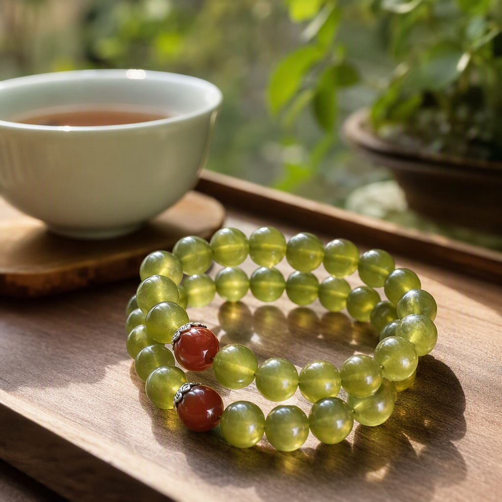 Moda oro jade pulsera jade mano pincho versión coreana simple 100 accesorios mano trenzada pulsera pareja tendencia accesorios details Picture
