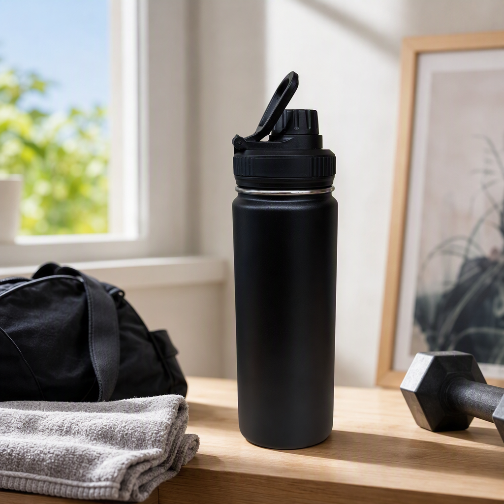 Fashionable and simple black ceramic water cup, heat-resistant coffee and tea set, home and office creative drinking cup details Picture