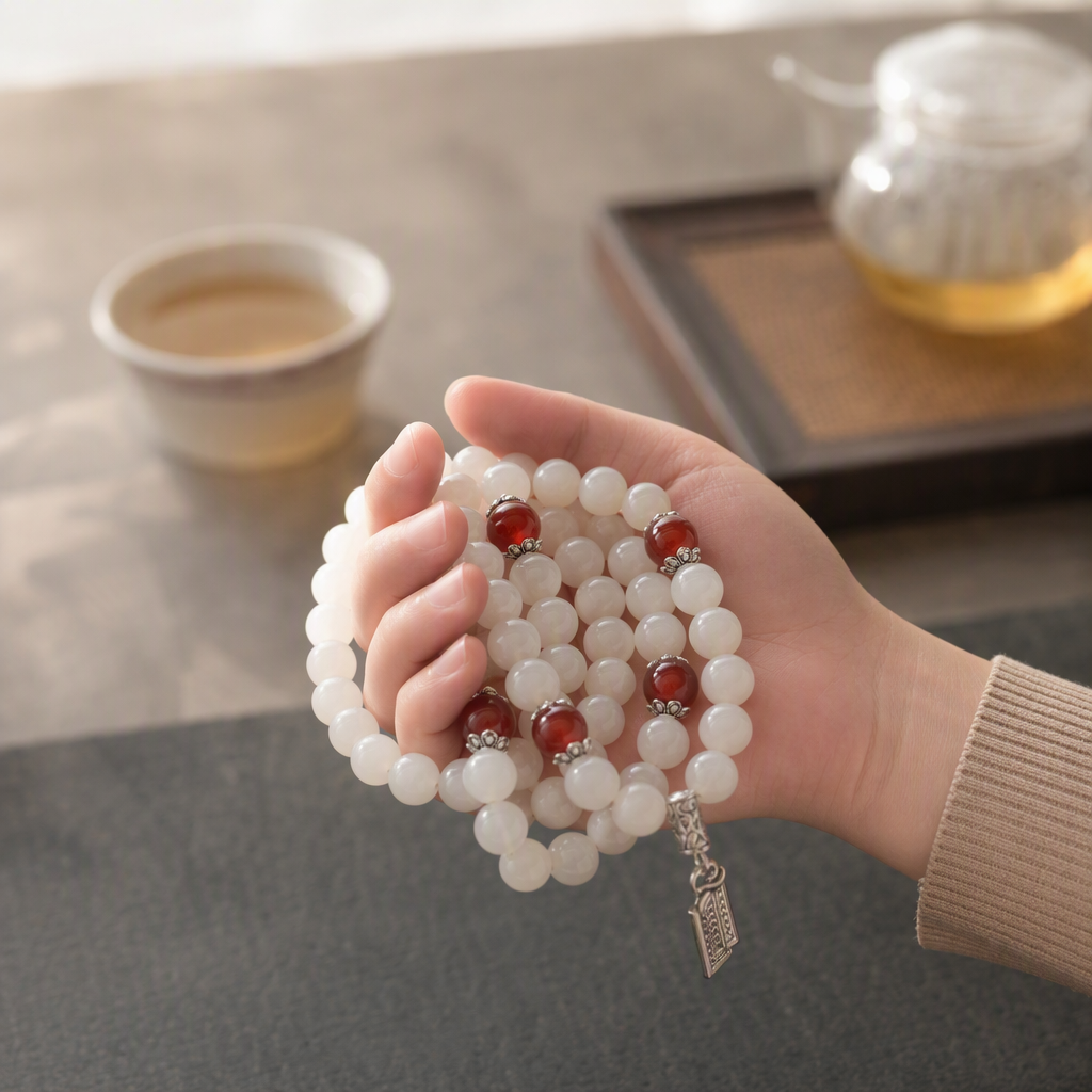 Fashionable Xiuyan jade bracelet for ladies, simple and versatile bracelet, trendy and personalized bracelet accessory, essential for gift matching Item Picture