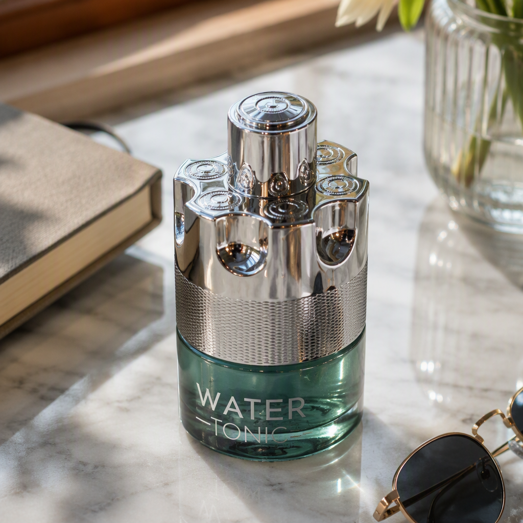 Exquisite blue and white packaging box perfume bottle gift box, fashionable and simple, suitable for gifting and collection details Picture