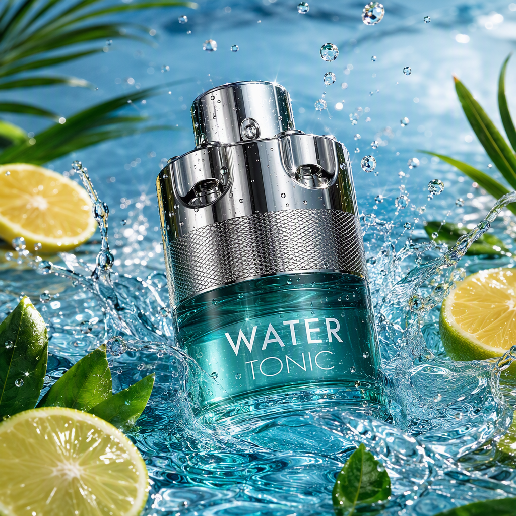 Exquisite blue and white packaging box perfume bottle gift box, fashionable and simple, suitable for gifting and collection Specification image