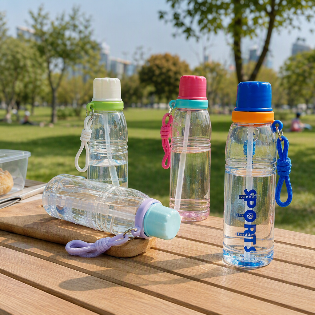 Colorful stainless steel sports water bottle, portable spray water cup, sports water bottle, outdoor fitness water bottle, gourd-shaped new general merchandise details Picture