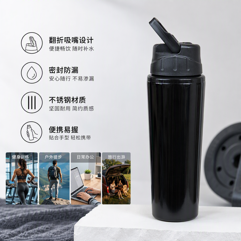 Fashionable and simple black ceramic water cup, heat-resistant and leak-proof coffee and tea set, office and household use, capacity 350ml