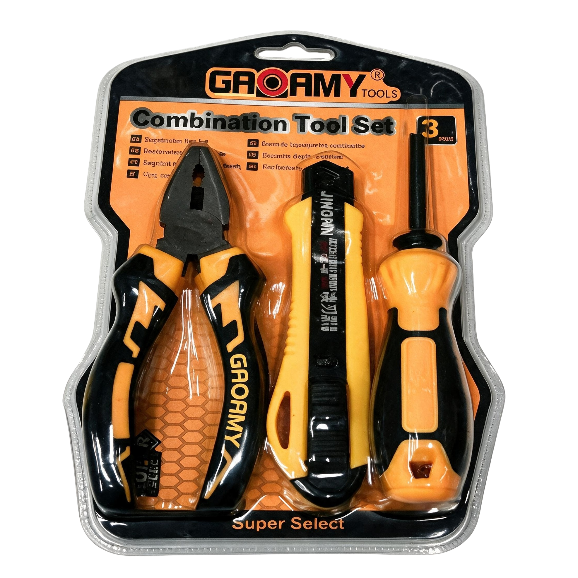 Multi-functional maintenance tool set, home repair tool combination, repair toolbox, repair tool kit Specification image
