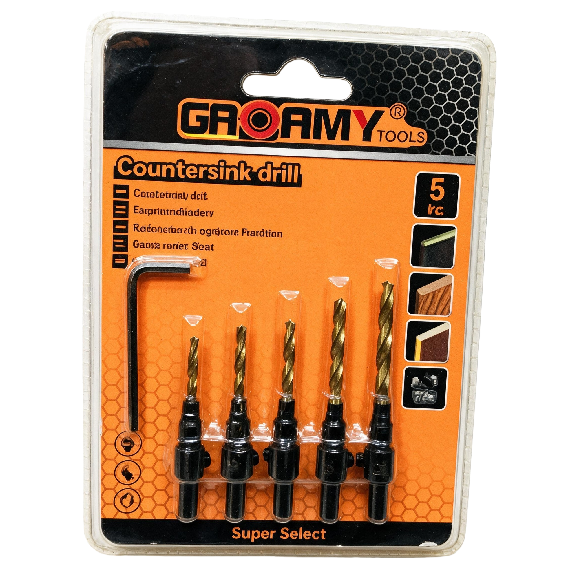 Multi-functional metal drill bit set, household and industrial portable electric drill accessories, wear-resistant and durable tools and consumables, free shipping details Picture