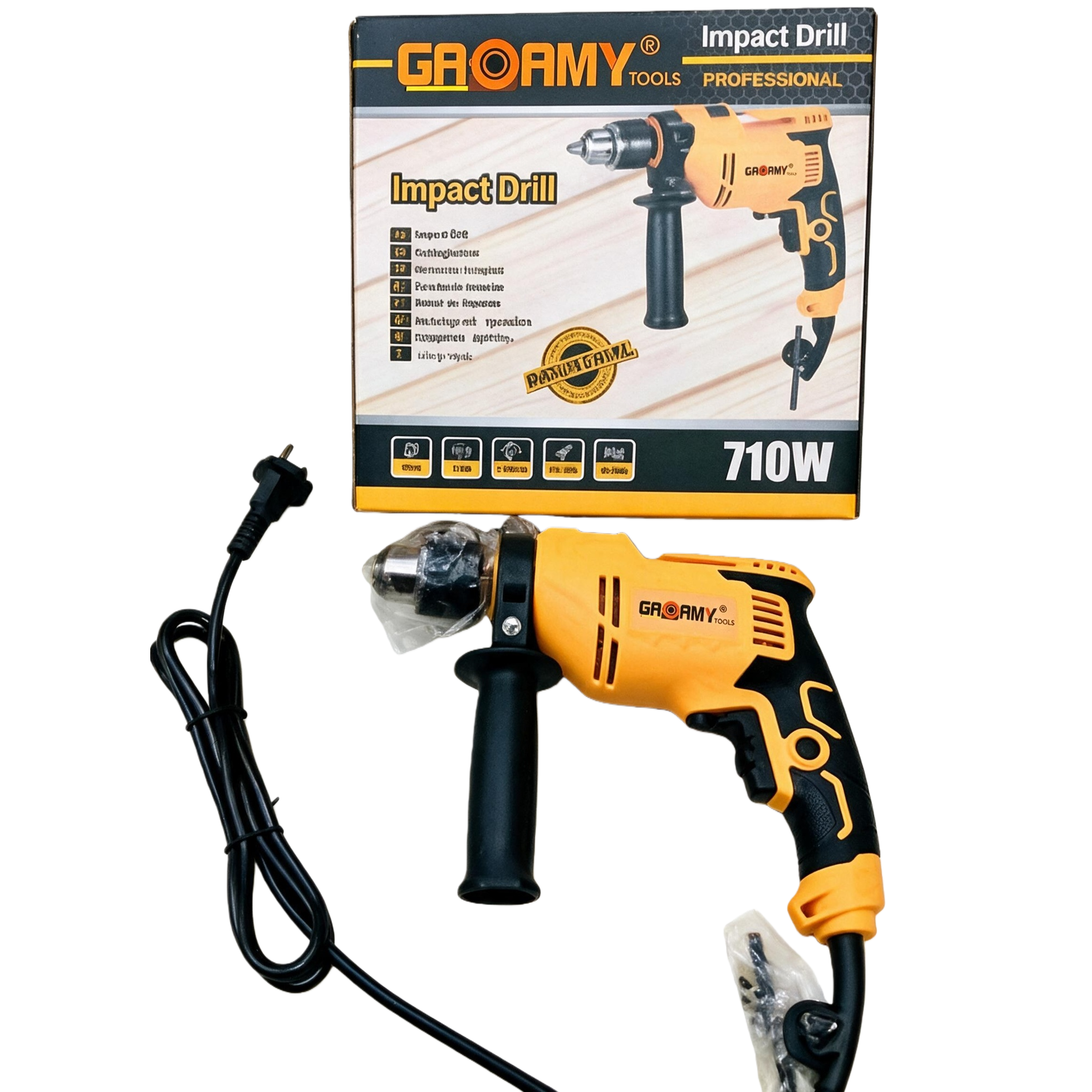Multi-functional electric hand drill, household mini handheld rechargeable DIY repair tool, portable power tool Specification image