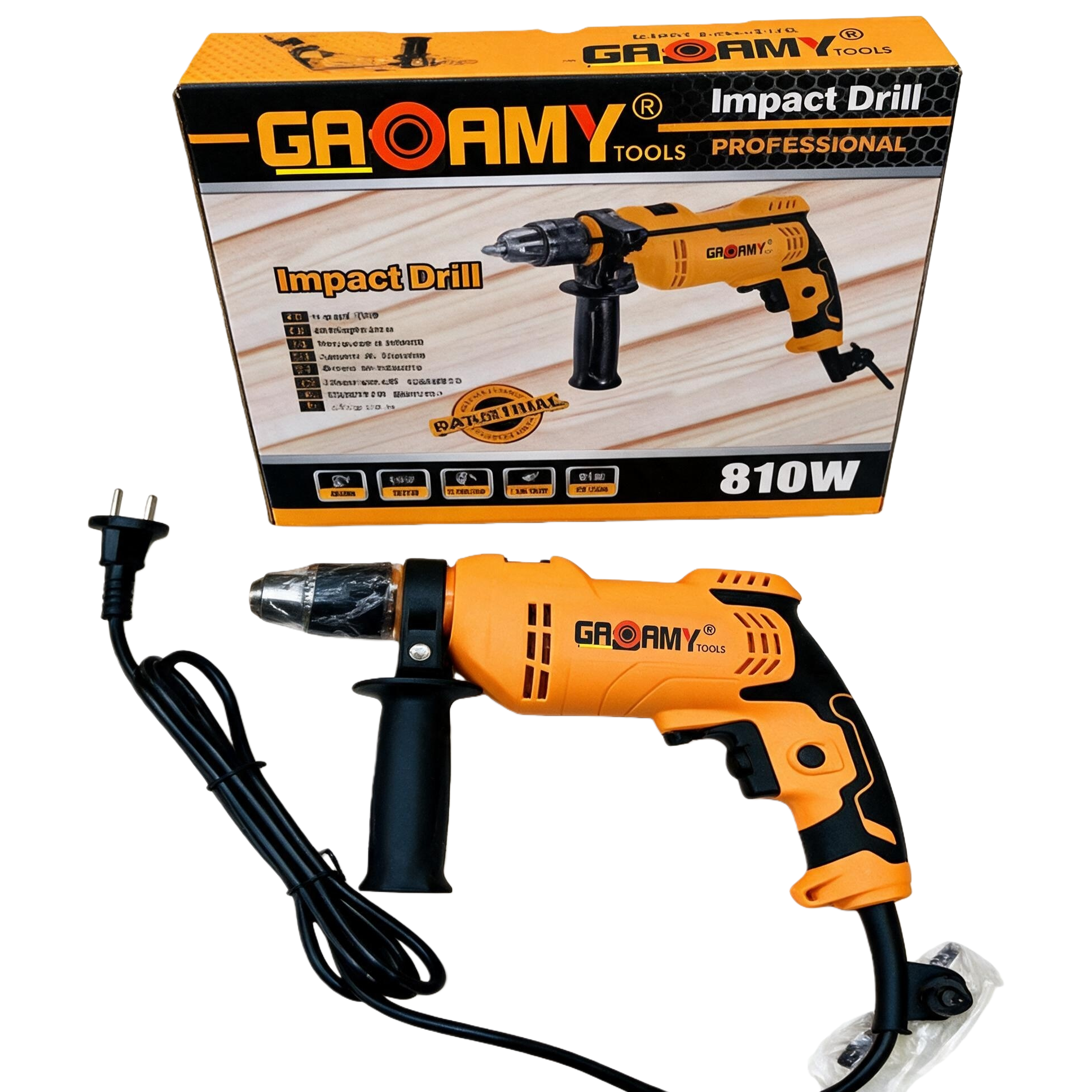 Multi-functional electric drill, power tool, household professional handheld charging hand-held drill, DIY furniture repair and maintenance tool full image