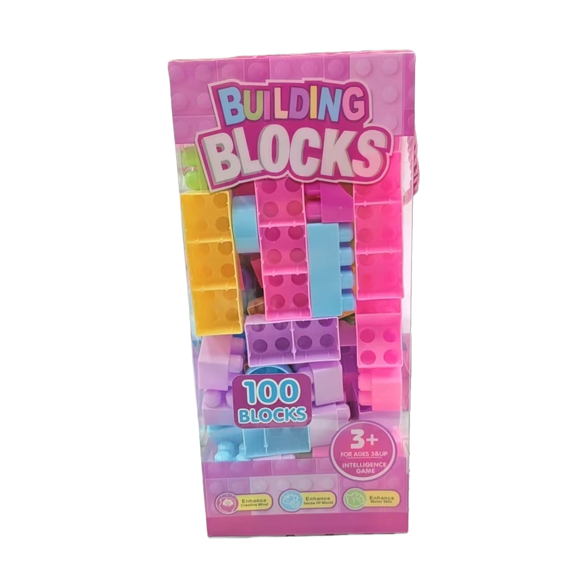 Children's 100-piece large building block gift box, early education and intelligence building toys, boys and girls' enlightenment building gifts Application Scenario