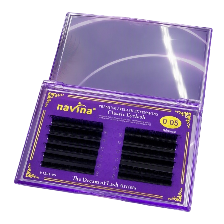 Purple packaging box false eyelashes naturally extend, thick and long-lasting, a must-have for beauty products Item Picture