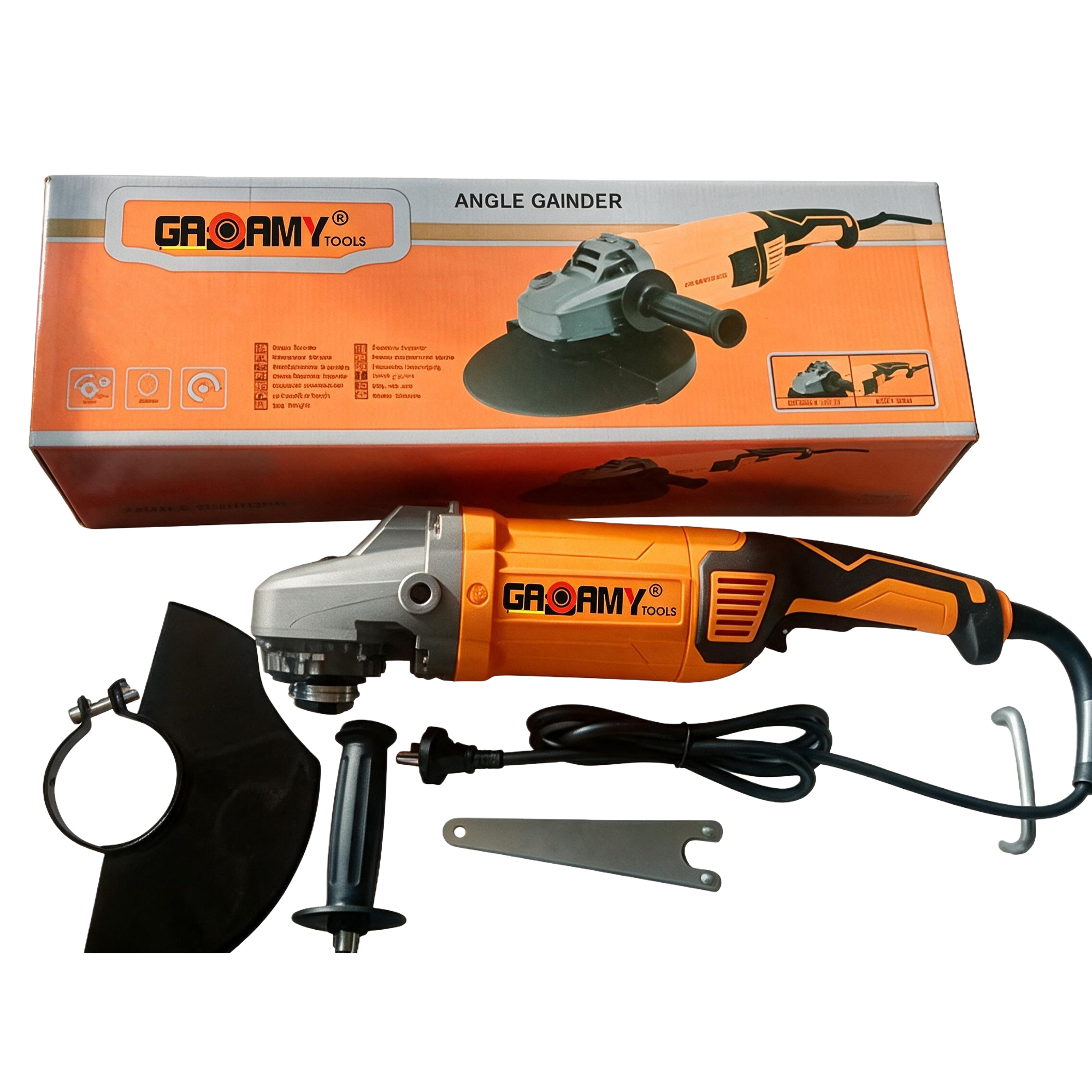 The high-efficiency and durable electric Angle grinder is a multi-functional metal cutting and grinding tool suitable for industrial and household scenarios Item Picture