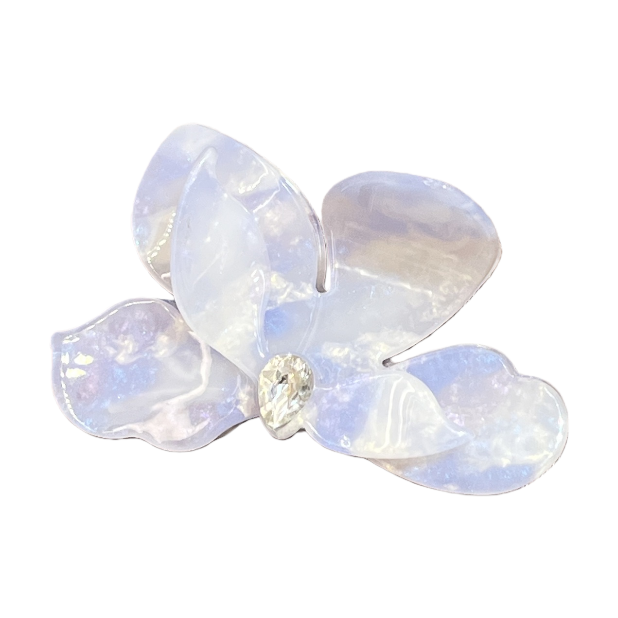 Elegant light purple butterfly hair clips, simple and fashionable hair accessories, hair clips, girls' headwear, versatile hair accessories Item Picture