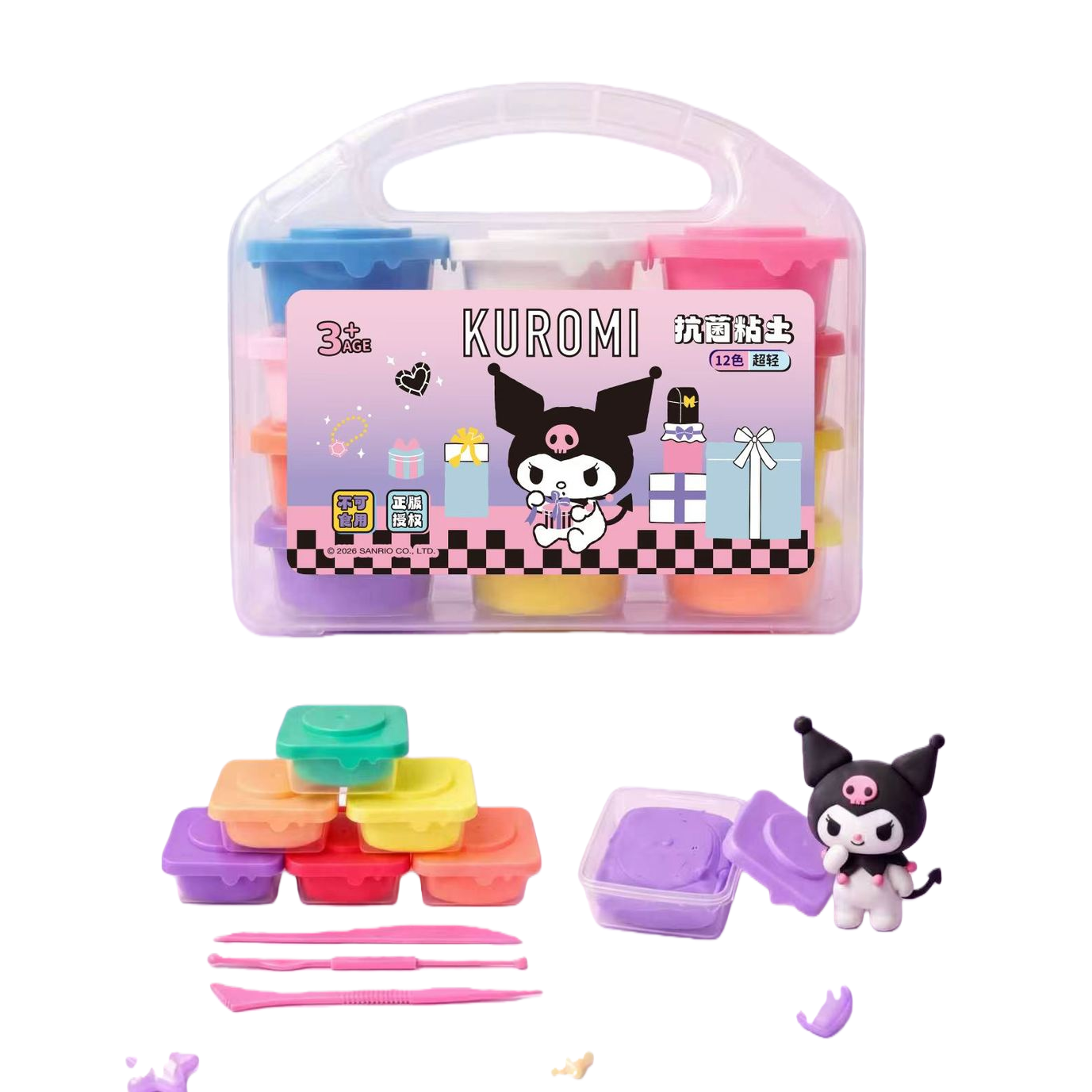 Sanrio - 12-color clay box full image