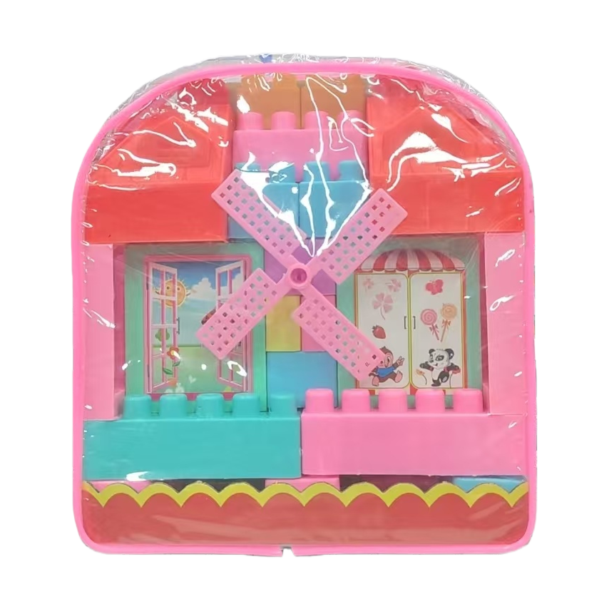Children's Windmill storage building block gift box, early education and intelligence building toys, boys' and girls' enlightenment building gifts Item Picture