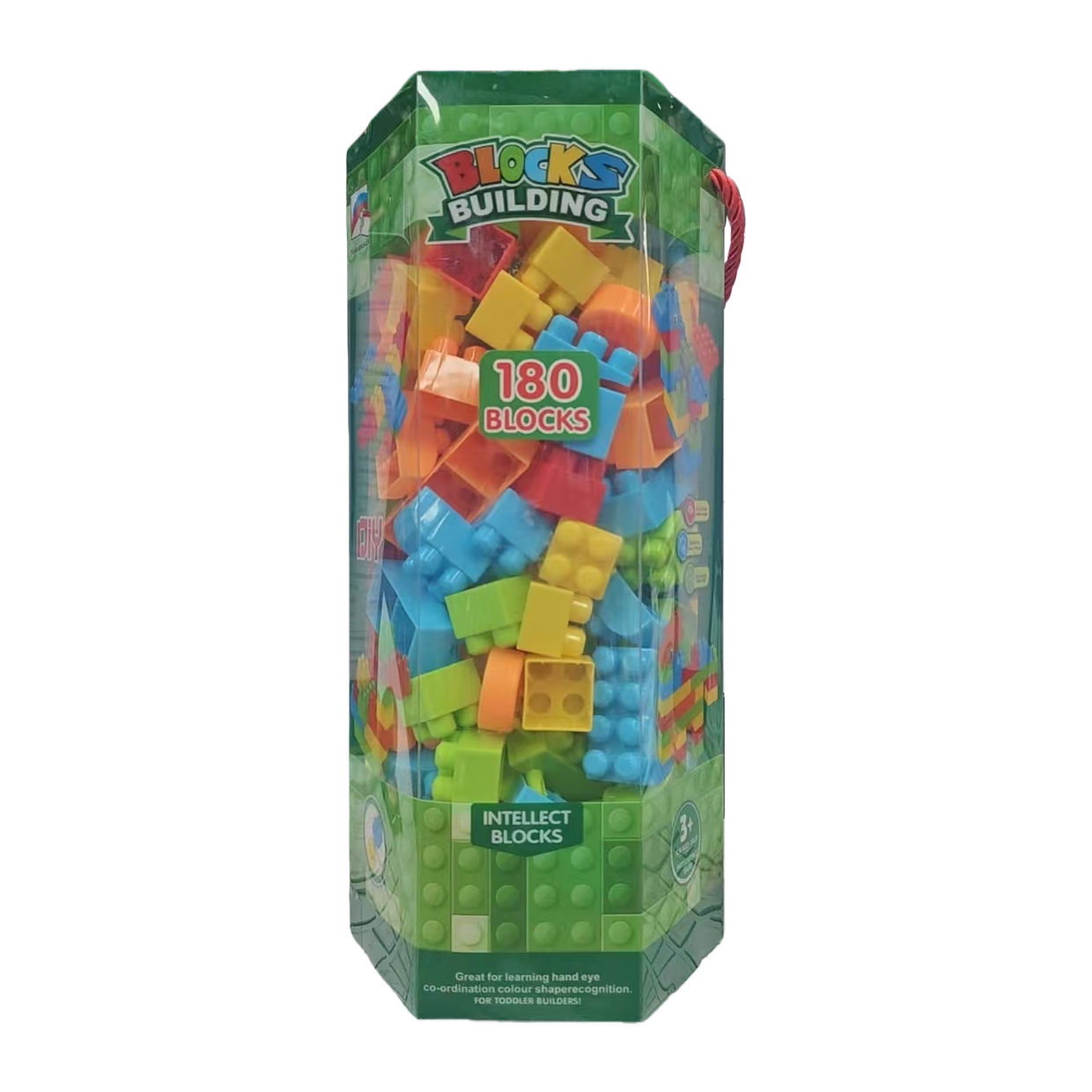 Niños granulares grandes bloques de construcción de empalme portátil cubo de almacenamiento infantil early learning puzzle assembly toys Item Picture