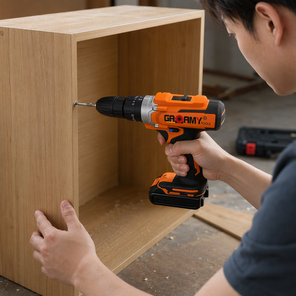 A complete set of multi-functional power tool kits for home use, portable maintenance and assembly, DIY tool combinations, and a full set of equipment Item Picture