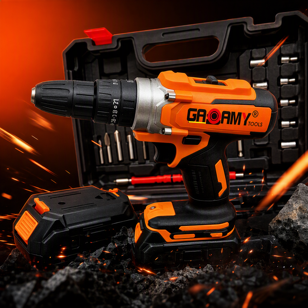 A complete set of multi-functional power tool kits for home use, portable maintenance and assembly, DIY tool combinations, and a full set of equipment details Picture