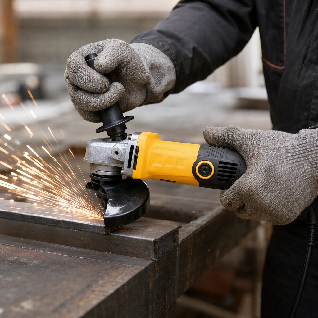 Multi-functional electric tools, direct grinding machine, hand-held grinding machine, metal woodworking, polishing and edge trimming, for household and industrial use Specification image