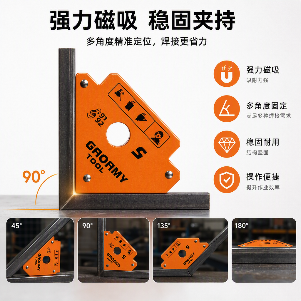 Multi-functional fitter tools, manual maintenance clamps, metal processing auxiliary tools, durable and practical