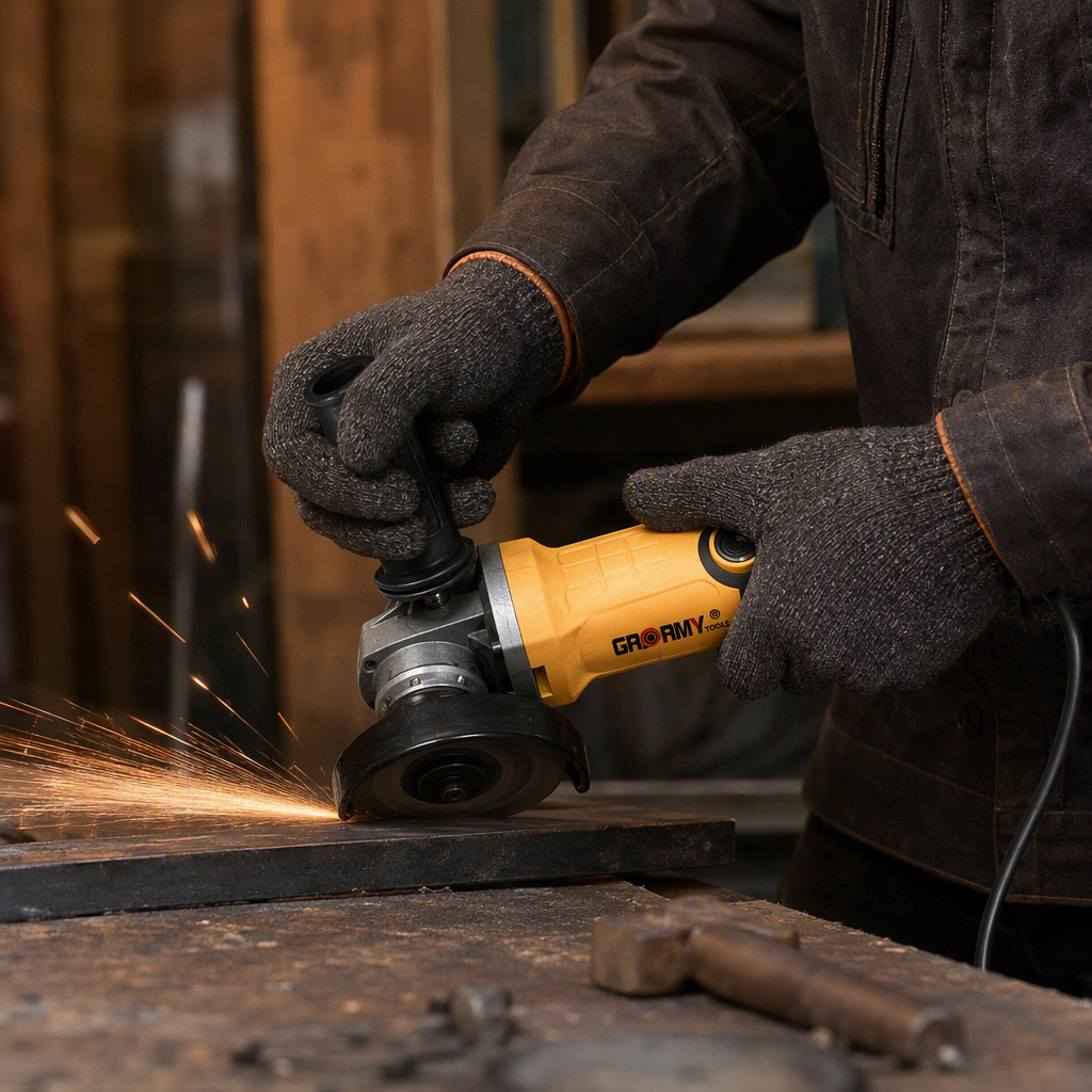Multi-functional electric Angle grinder, portable grinding machine, metal grinding and cutting tools, household and industrial accessories Application Scenario