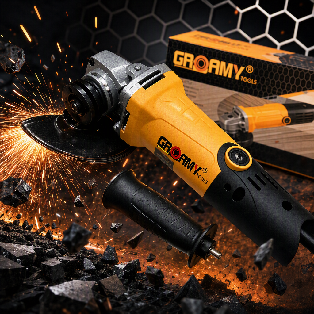 Multi-functional electric Angle grinder, portable grinding machine, metal grinding and cutting tools, household and industrial accessories details Picture
