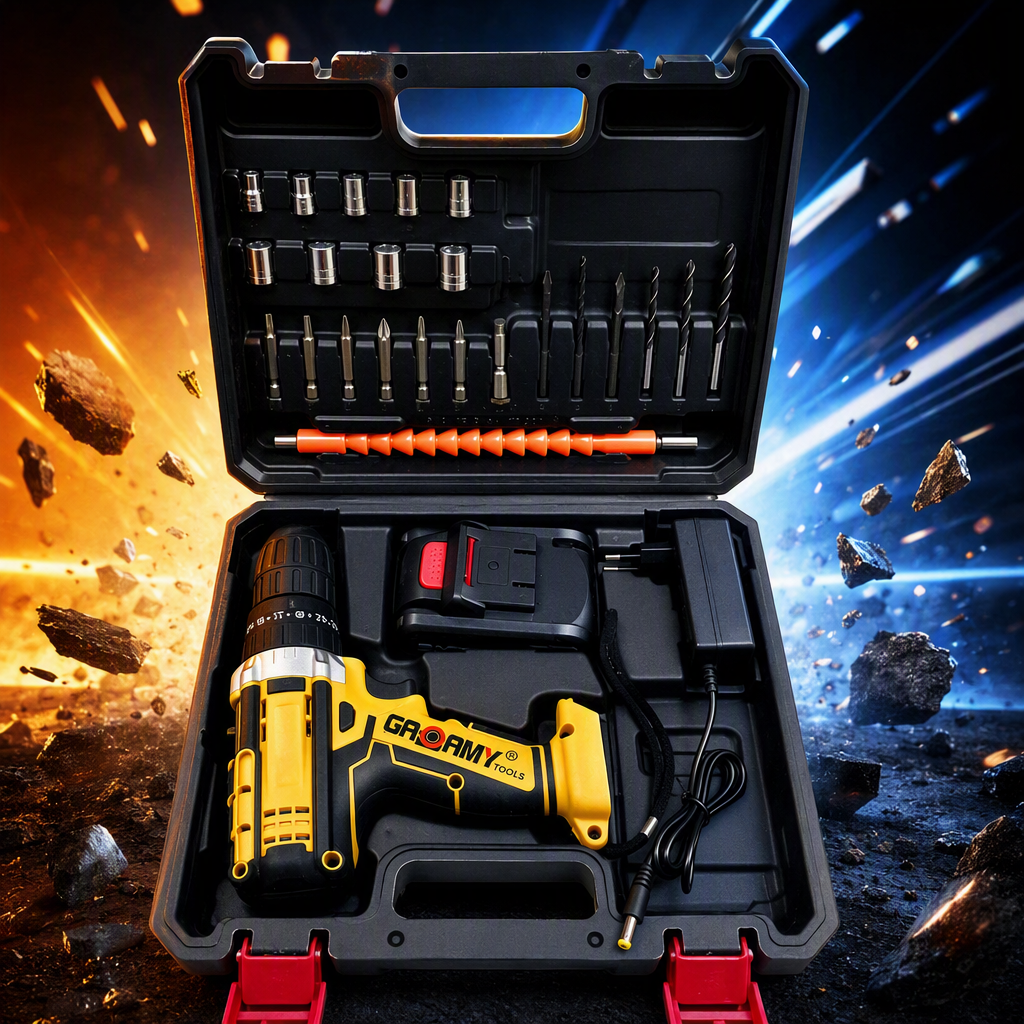 Multi-functional power tool set, household portable repair and assembly tool combination, complete set of DIY repair supplies Specification image
