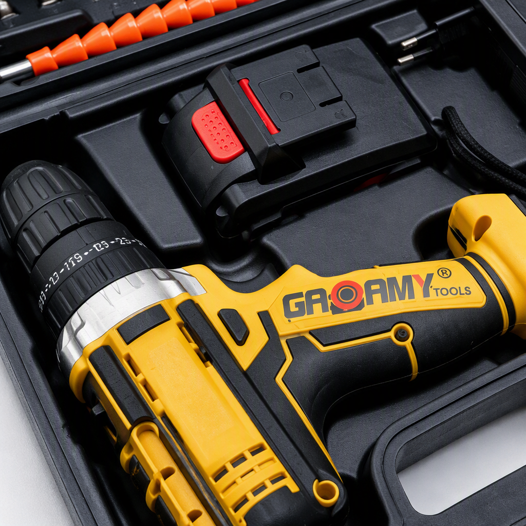 Multi-functional power tool set, household portable repair and assembly tool combination, complete set of DIY repair supplies