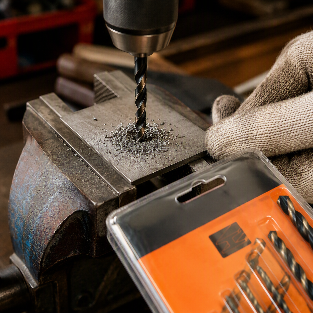 Multi-functional metal drill bit set, household and industrial hand-held electric drill accessories, wear-resistant and durable tools and consumables for use in conjunction Application Scenario