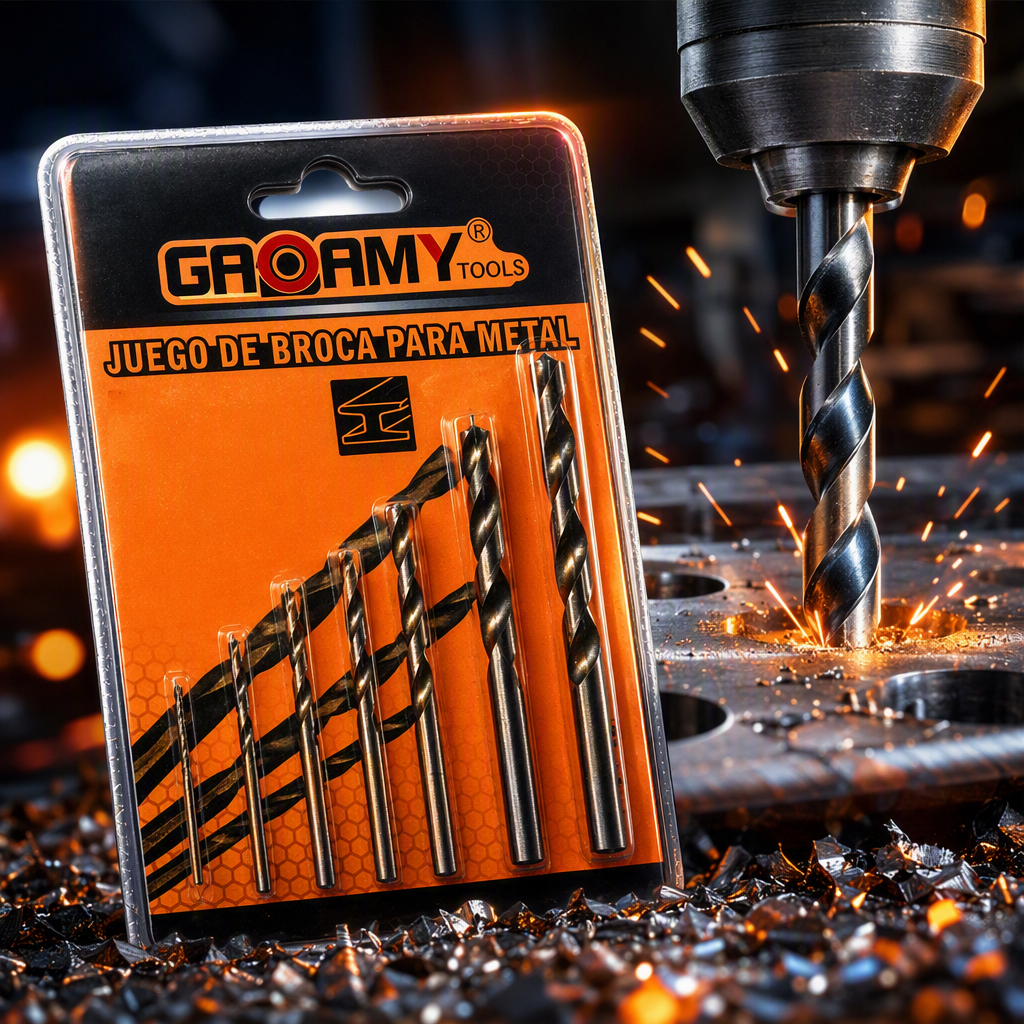 Multi-functional metal drill bit set, household and industrial hand-held electric drill accessories, wear-resistant and durable tools and consumables for use in conjunction Item Picture