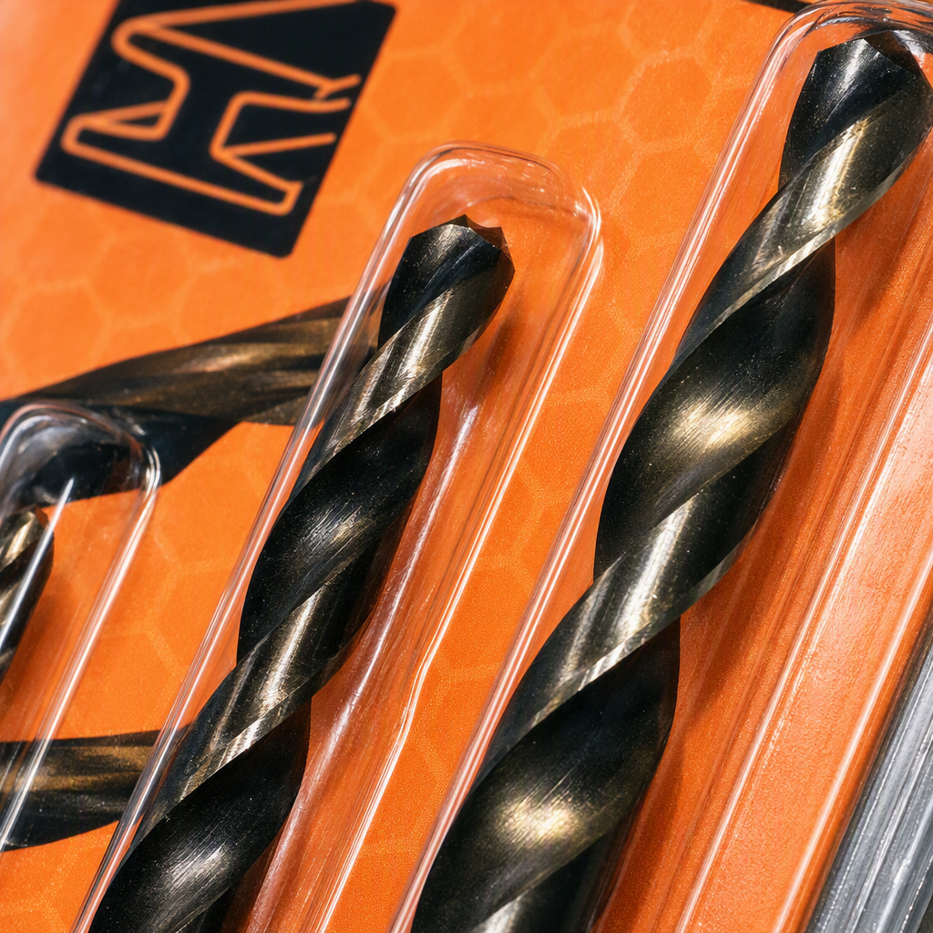 Multi-functional metal drill bit set, household and industrial hand-held electric drill accessories, wear-resistant and durable tools and consumables for use in conjunction
