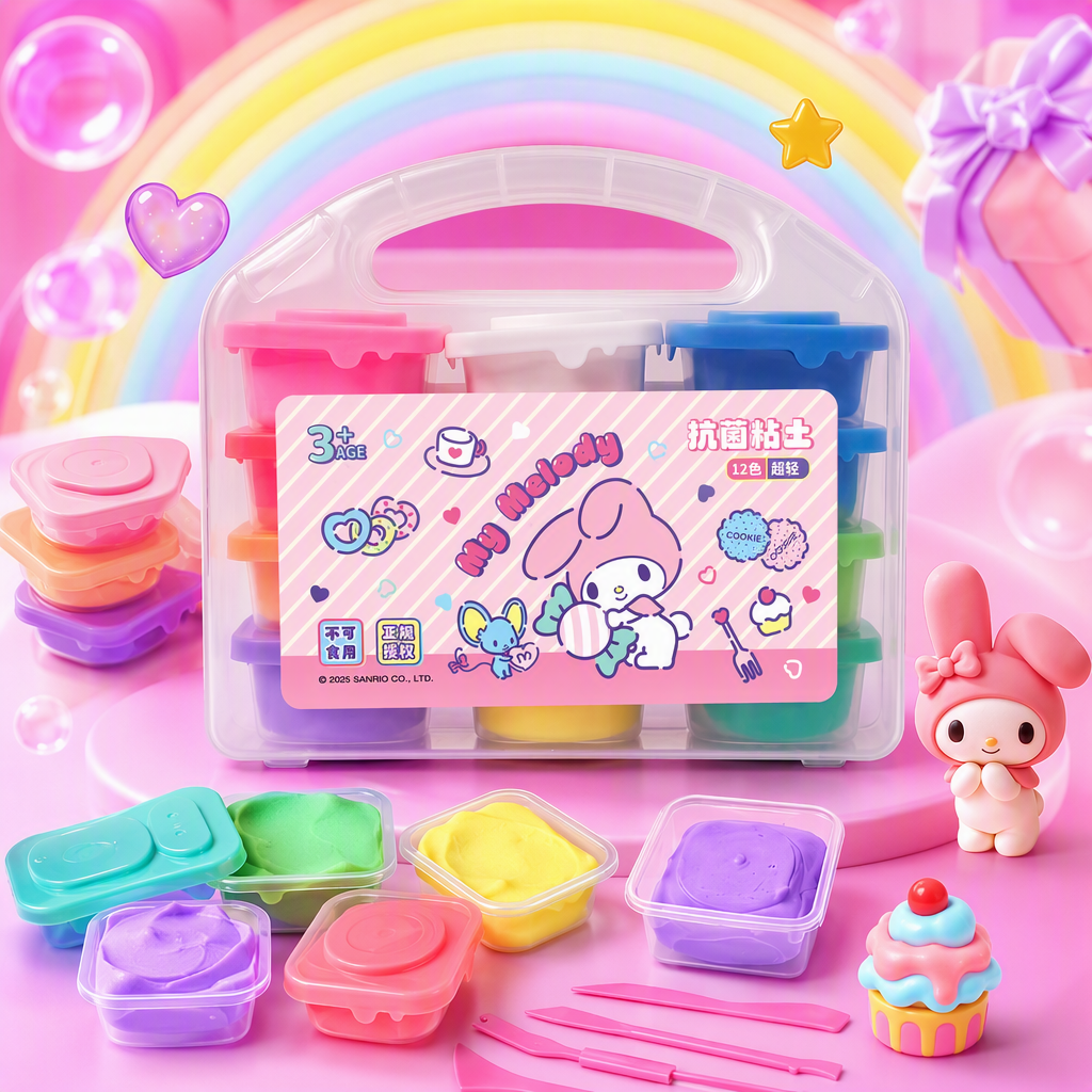 Peilebao - Melody Box Clay in 12 colors details Picture