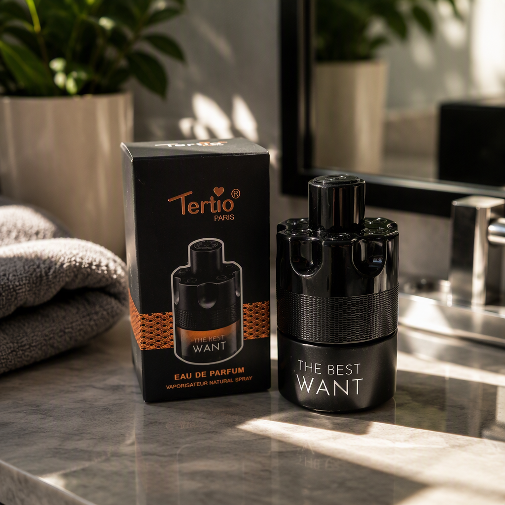 Fashionable black perfume bottle, exquisite packaging box, high-end gift box, suitable for gifting and collection. Simple and elegant design details Picture