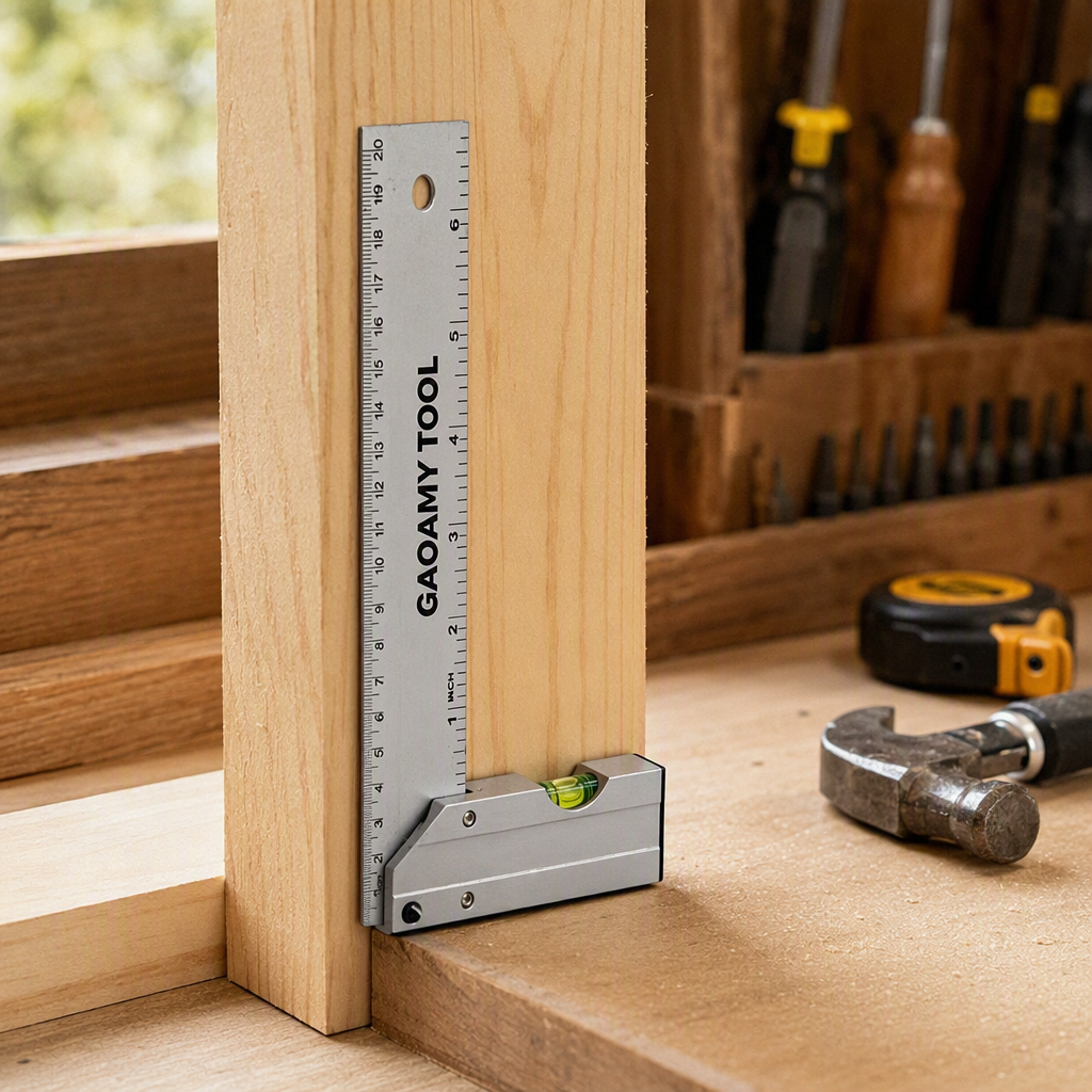 Multi-functional metal level measuring tool, building decoration level measuring auxiliary tool Application Scenario