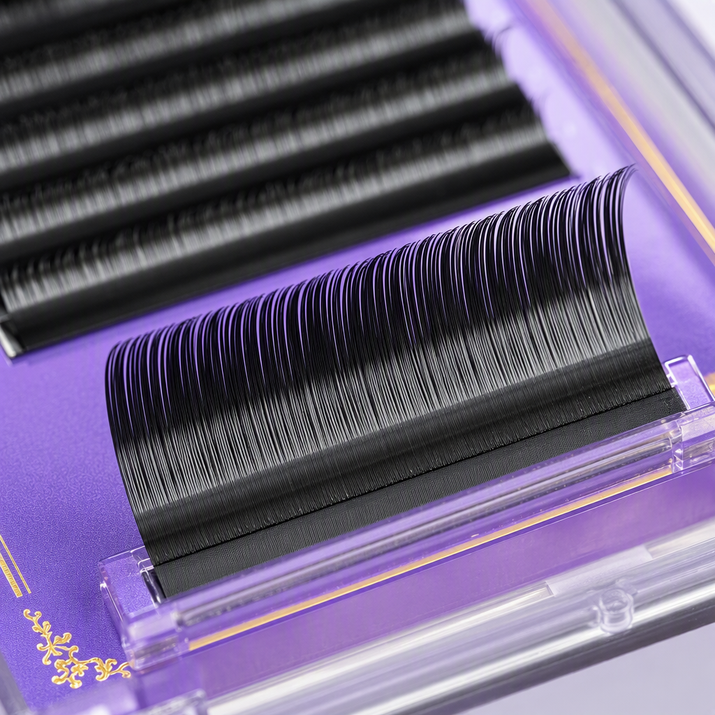 Paquete púrpura grueso natural pestañas postizas delgadas voluminosas de larga duración sin mareo maquillaje natural sensación de elevación Application Scenario