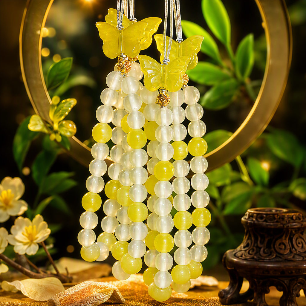 Natural Xiuyan jade pendants are fashionable, versatile and trendy accessories. They are car pendants, bag pendants and keychains for gifting