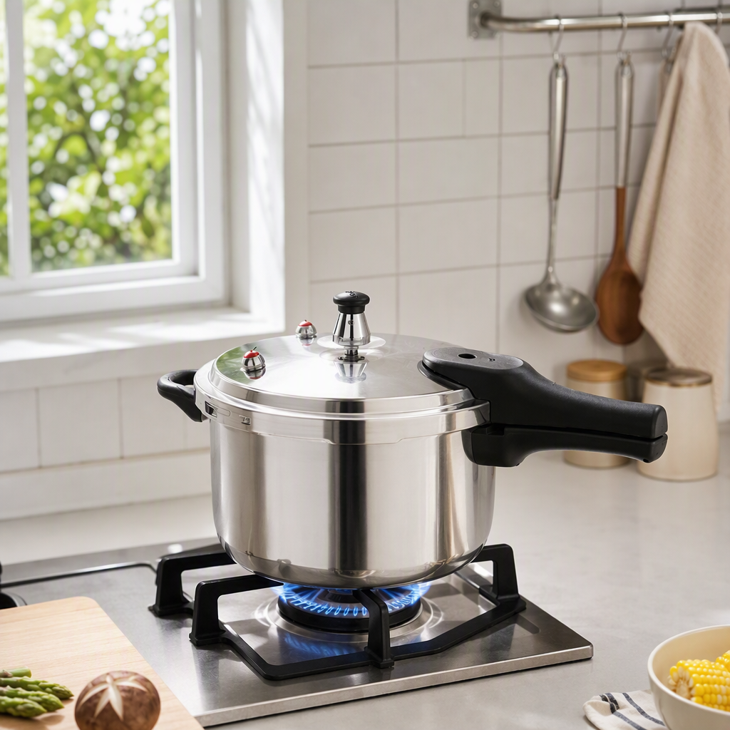 Multifunctional pressure cooker, household soup and meat stewing quick cooking pot, kitchen essential, durable and large-capacity daily necessities HR1135-2 Item Picture
