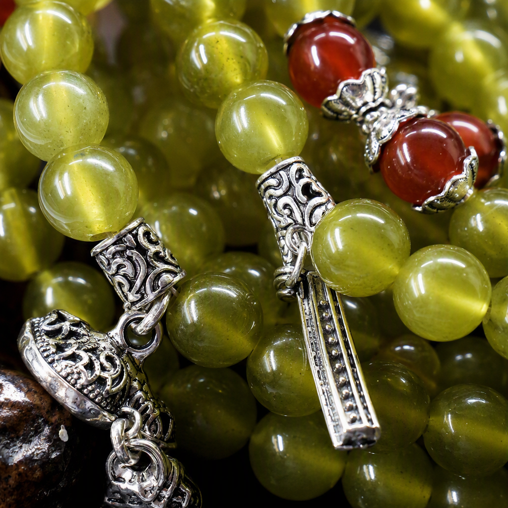 Moda natural amarillo y verde "xiujade" cadenas de jade hechas a mano joyas de jade simples y versátiles pulseras para hombres y mujeres tendencia regalos Application Scenario