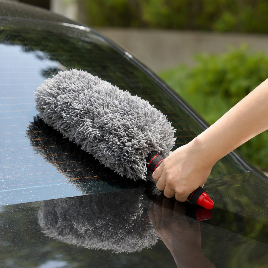 Soft plush dust removal and dusting cleaning tools, household silent handheld dust removal brush, home cleaning supplies details Picture