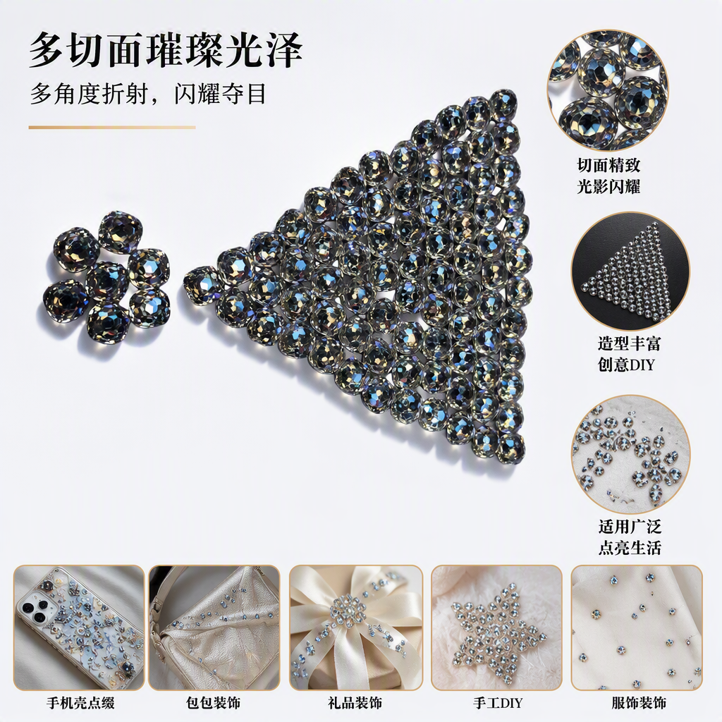 璀璨水晶钻饰华丽项链耳钉手链套装时尚饰品礼品赠送女友朋友