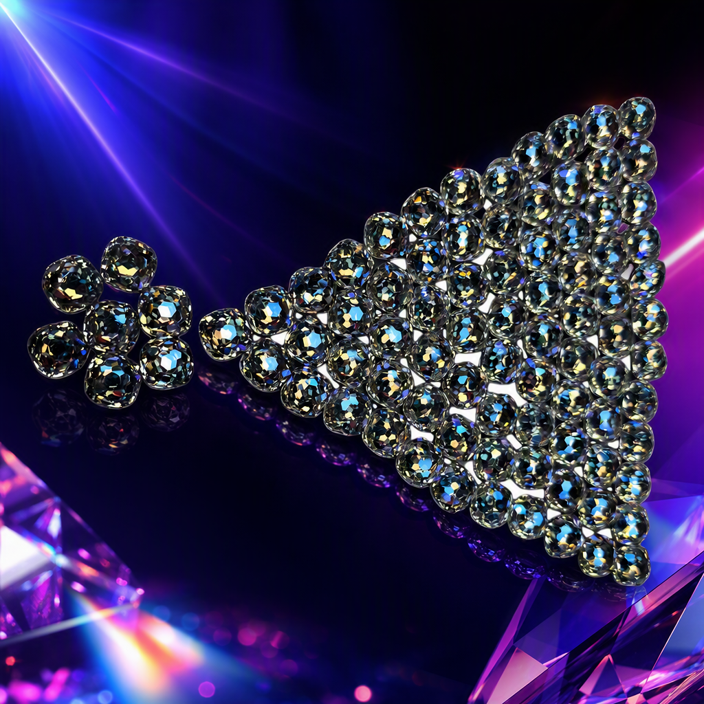 A dazzling crystal diamond necklace, stud earrings, bracelet set, fashionable accessories and gifts for your girlfriend and friends Specification image