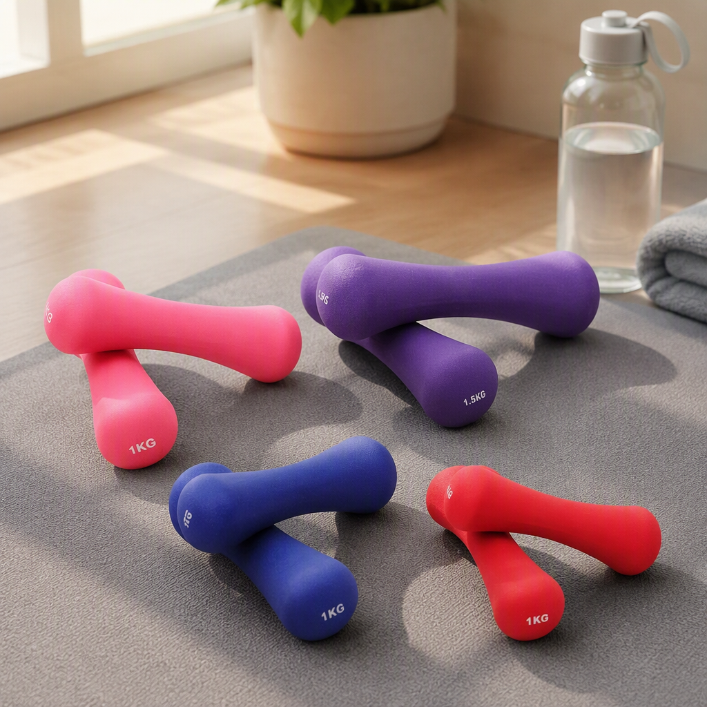 Multi-functional dumbbell fitness equipment, home training, holding dumbbells to exercise muscles, sports equipment