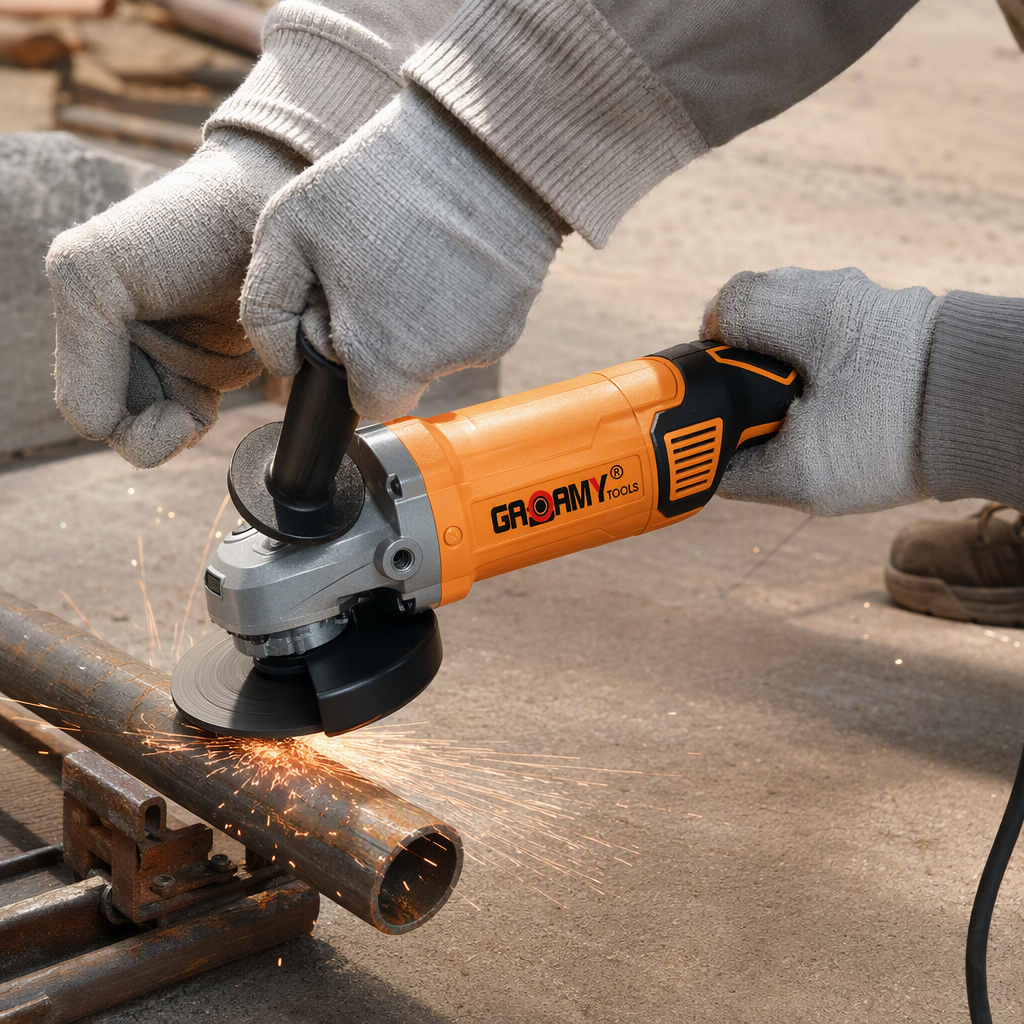 The high-efficiency and durable electric Angle grinder is a multi-functional metal cutting and grinding tool suitable for industrial and household scenarios Specification image