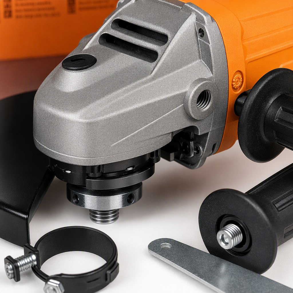 The high-efficiency and durable electric Angle grinder is a multi-functional metal cutting and grinding tool suitable for industrial and household scenarios Application Scenario