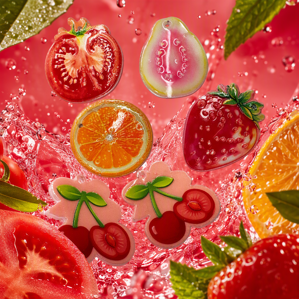 Creative colorful fruit-shaped stickers for children's handbooks, DIY stickers that can be torn off without leaving any marks, colorful fruit stickers Specification image