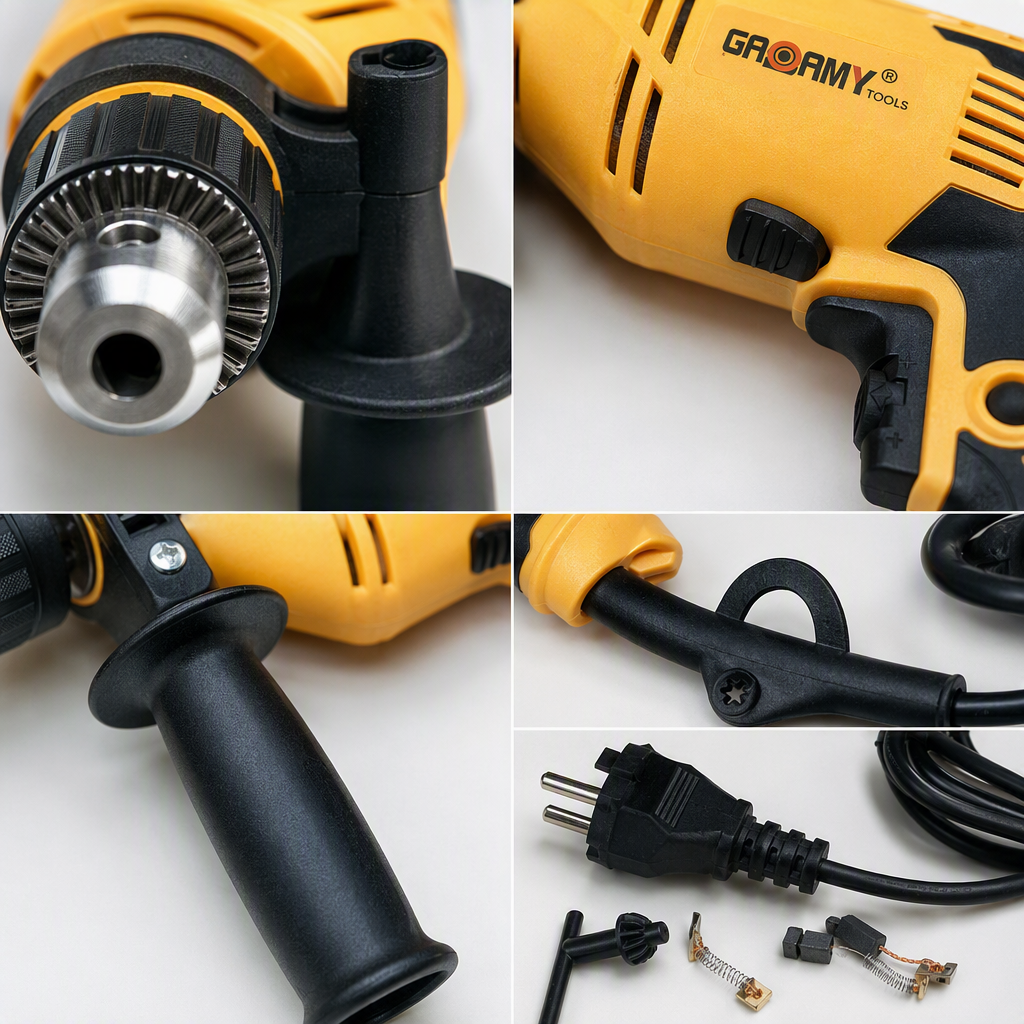 Multi-functional electric hand drill, household mini handheld rechargeable DIY repair tool, portable power tool details Picture