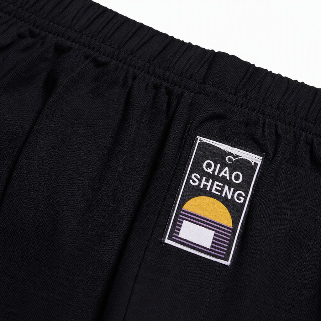 Moda versátil slim fit casual pantalón hombre pantalón negro tendencia holgada recta colección otoño-invierno Application Scenario