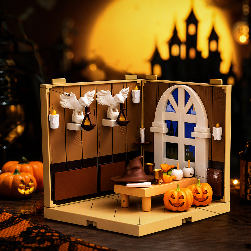 Modelo de montaje de la serie harry potter y la piedra mágica - auditorio de hogwarts details Picture
