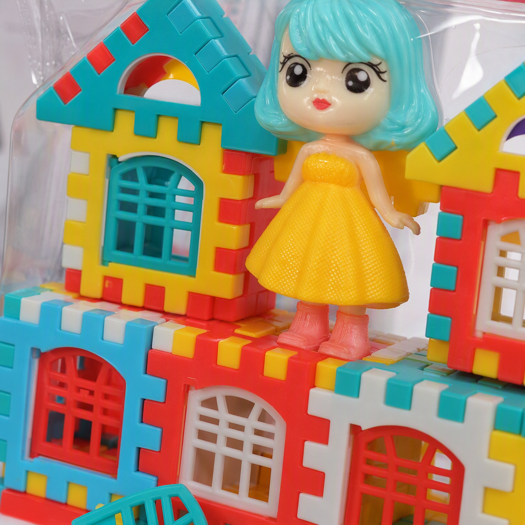 Children's Princess Castle Building Block Gift Box, early education and intelligence building toys, boys' and girls' enlightenment building gifts Item Picture