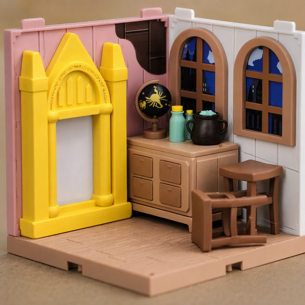 Modelo montado de la serie harry potter y la piedra filológica - eris espejo Application Scenario