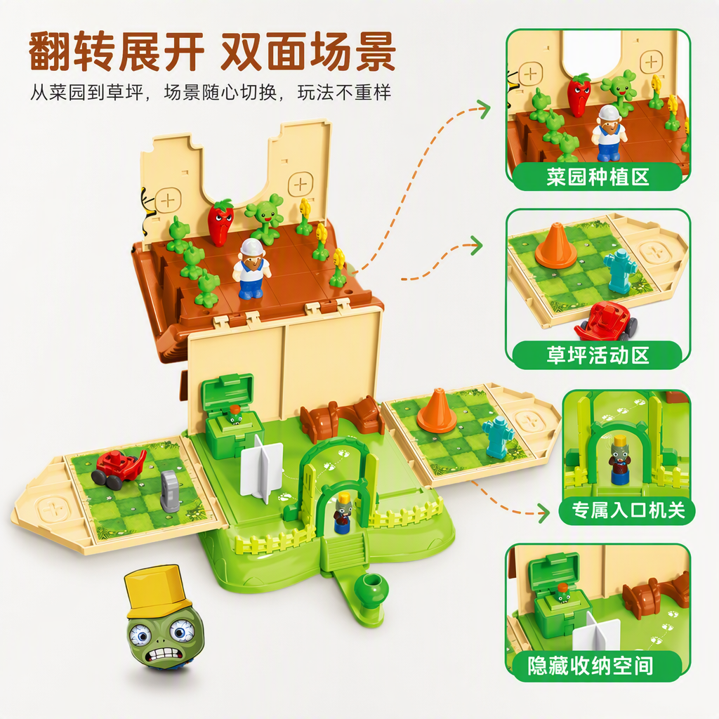 Eco-friendly puzzle color patchwork bloques de construcción para niños early learning set verde creativo combinación de juguetes caja de regalo